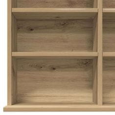 Vidaxl Omara za CD-je s polico artisan hrast 101 x 23 x 177.5 cm
