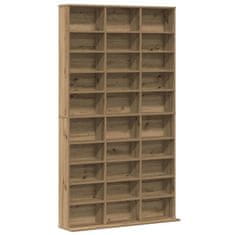 Vidaxl Omara za CD-je s polico artisan hrast 101 x 23 x 177.5 cm