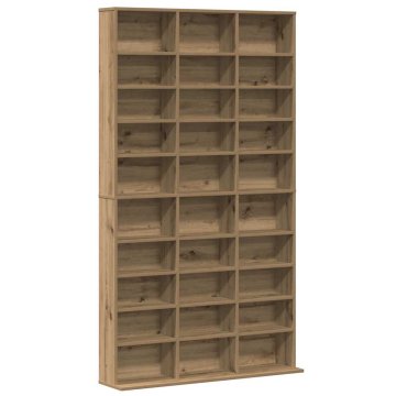 Vidaxl Omara za CD-je s polico artisan hrast 101 x 23 x 177.5 cm