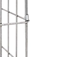 Vidaxl Gabion Steber z Vodno Pipo 50 x 25 x 25 cm iz 304 nerjavečega jekla