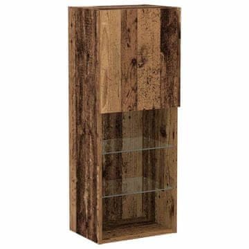 Vidaxl Komplet TV omaric Star les 40,5 x 30 x 102 cm Konstruiran les