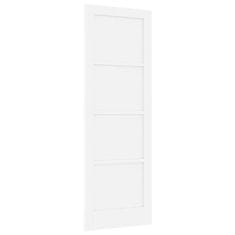 Vidaxl Notranja vrata ORKDAL Bela 73.5 x 211 cm Vezani les