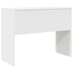 Vidaxl Miza Bela 100 x 40 x 76 cm Konstruiran les