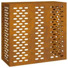 Vidaxl Prekrivalo za klimatsko napravo Rjav 110 x 50 x 105 cm