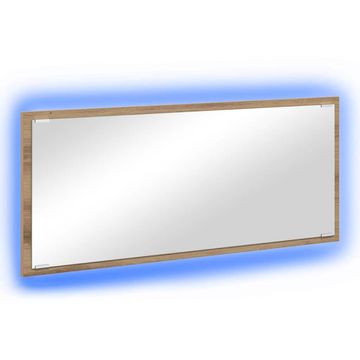 Vidaxl Ogledalo Umetni hrast 90 x 8,5 x 37 cm Konstruiran les