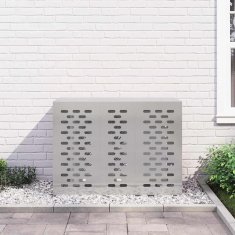 Vidaxl Prevleka za klimatsko napravo 110x50x80 cm iz nerjavečega jekla