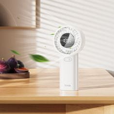 Hoco HX62 ročni / namizni ventilator, bel