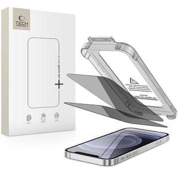 Tech-protect Quick Set Spy 2x zaščitno steklo za iPhone 12 / 12 Pro