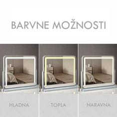 S6 Steklarstvo Šest Make-up LED OGLEDALO S6P41, 40 x 50cm, kozmetično ogledalo za ličenje LED