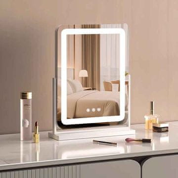 S6 Steklarstvo Šest Make-up LED OGLEDALO S6P41, 40 x 50cm, kozmetično ogledalo za ličenje LED