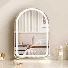 S6 Steklarstvo Šest Make-up LED OGLEDALO S6P42, 40 x 50cm, kozmetično namizno ogledalo za ličenje