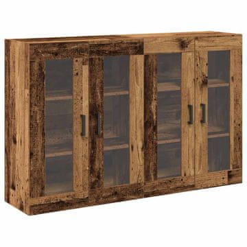 Vidaxl Omarice na steni 2 pcs Star les 69,5 x 34 x 90 cm
