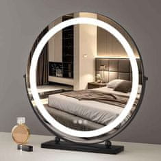 S6 Steklarstvo Šest Make-up LED OGLEDALO S604B, Ø 40 cm, kozmetično ogledalo LED