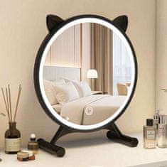 S6 Steklarstvo Šest Make-up LED OGLEDALO S604C, Ø 40 cm