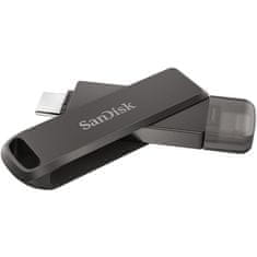 SanDisk Professional USB KLJUČEK 128GB USB 3.1 SanDisk iXpand Luxe Duo USB-C / Apple Lightning črne barve