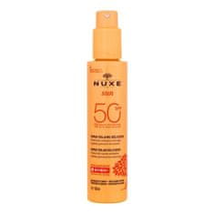Nuxe Sun Delicious Spray SPF50 losjon za zaščito pred soncem v spreju za telo in obraz 150 ml