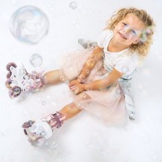 Otroški rolerji Cariboo Ballerina z LED kolesi, vijolični 26-30, B-046-FI-XS