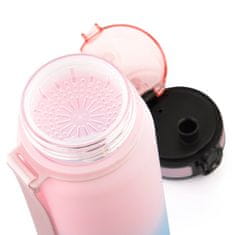 MTR Športna steklenica Tritan MTR, 800 ml, Růžovo-modrý, D-168-RUMO