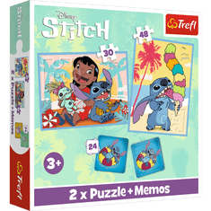 Trefl Lilo in Stitch 2v1 sestavljanka + igra za spomin