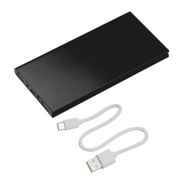 A DESIGN Powerbank Wolfsberg 8.000 mAh, črn