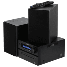 Adler Mini HI-FI sistem AD 1917, FM, CD, USB, Bluetooth, ura, pilot, 2x25W