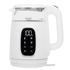 Adler Grelnik vode AD 1305-WS, 2200W, 1.7L, LED, belo-srebrn