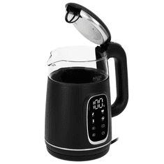 Adler Grelnik vode AD 1305-BS, 2200W, 1.7L, LED, črno-srebrn