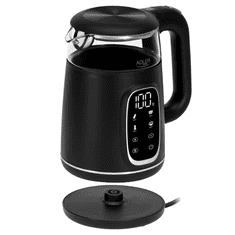Adler Grelnik vode AD 1305-BS, 2200W, 1.7L, LED, črno-srebrn