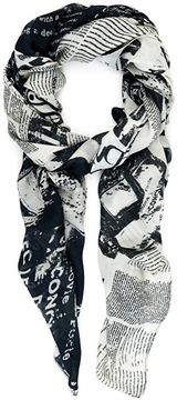 Desigual Ženski šal Newspaper 25WAWA122000