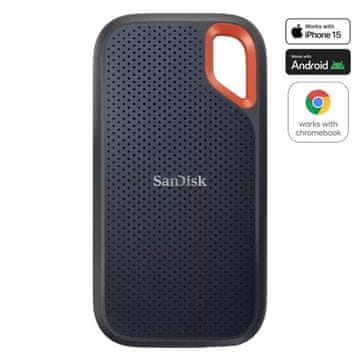 SanDisk Extreme Portable 2TB USB 3.2 Gen 1 (SDSSDE61-2T00-G25) zunanji prenosni SSD disk
