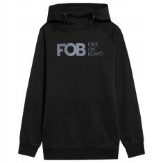 4F Športni pulover črna 185 - 188 cm/XXL H4Z22BLM02120S