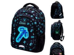 Astra Šolski nahrbtnik AstraBAG DARK PIXEL, AB300, 502025015