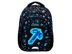 Astra Šolski nahrbtnik AstraBAG DARK PIXEL, AB300, 502025015