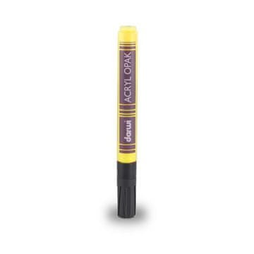Darwi ACRYL marker grobo - Temno rumena 6 ml