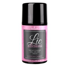 Sensuva Oralna krema Lic-o-licious Cotton Candy, 50 ml