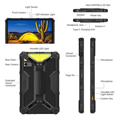 Ulefone Armor Pad 4 Ultra 5G 8+8/256GB, 11800 mAh, robustna tablica