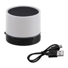 A DESIGN Bluetooth zvočnik z LED osvetlitvijo Taifun, bel