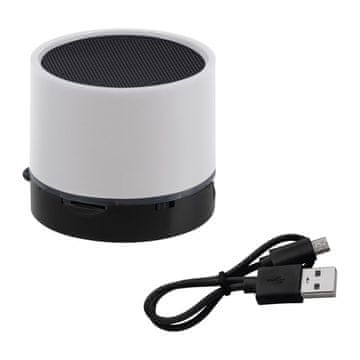 A DESIGN Bluetooth zvočnik z LED osvetlitvijo Taifun, bel