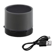 A DESIGN Bluetooth zvočnik z LED osvetlitvijo Taifun, temno siv