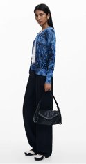 Desigual Ženska torbica Tango Črna našita Zar 25WAXP362000