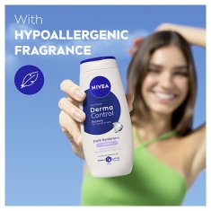 Nivea Gel za prhanje za občutljivo kožo Derma Control Restore (Care Shower) (Neto kolièina 500 ml)