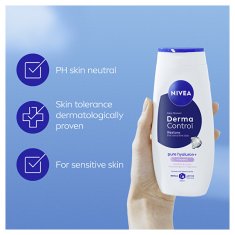 Nivea Gel za prhanje za občutljivo kožo Derma Control Restore (Care Shower) (Neto kolièina 500 ml)