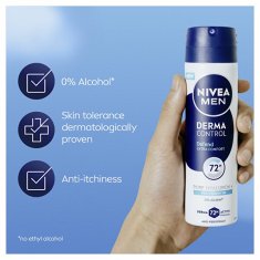 Nivea Antiperspirant v spreju Men Derma Control Defend (Antiperspirant) 150 ml