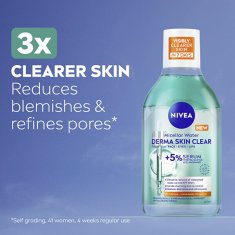 Nivea Derma Skin Clear micelarna voda (micelarna voda) 400 ml
