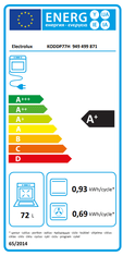 Electrolux KODDP77H vgradna pečica