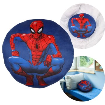 MARVEL COMICS MARVEL Spider-Man MEHKI Dekorativna, okrasna, VELURSKA okrogla blazina za otroško sobo 33cm OEKO-TEX