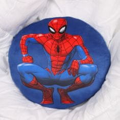 MARVEL COMICS MARVEL Spider-Man MEHKI Dekorativna, okrasna, VELURSKA okrogla blazina za otroško sobo 33cm OEKO-TEX 