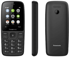 Panasonic GSM mobilni telefon, 4G, micro SD, črni (KX-TF400EXB)