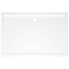 Vidaxl Pravokotna ABS tuš kad bela 80x120 cm