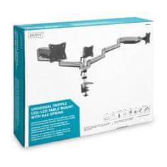 Digitus namizni nosilec za 3x monitor srebrno/črn DA-90363